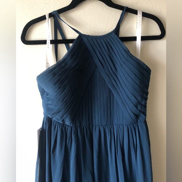 NWT- Azazie Leighton JBD (Size J14)- Color: Neptune - Picture 4 of 13